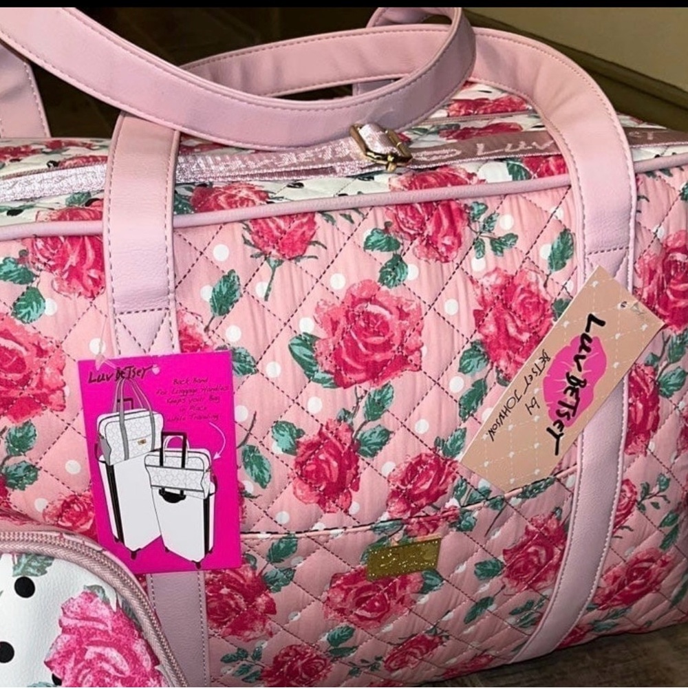 Betsey Johnson Floral Weekender
